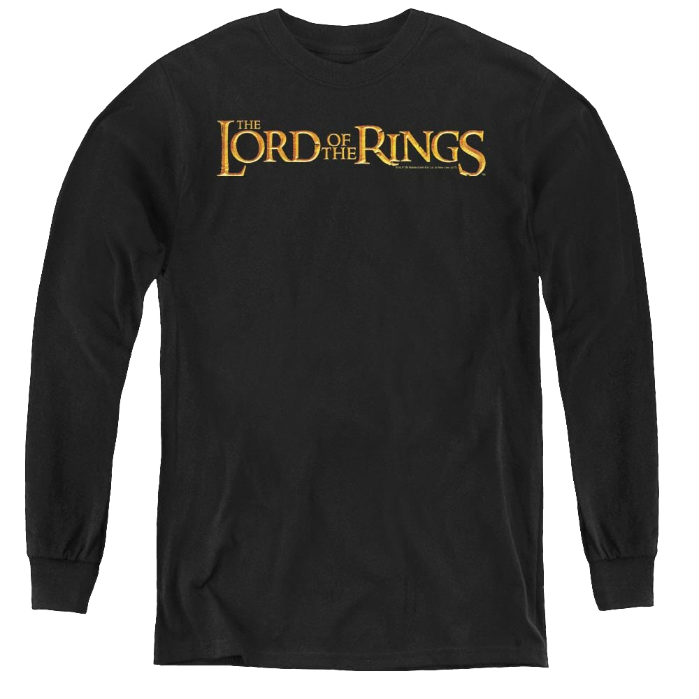 Lord Of The Rings Trilogy, The Lotr Logo - Youth Long Sleeve T-Shirt Youth Long Sleeve T-Shirt Lord Of The Rings   