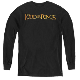Lord Of The Rings Trilogy, The Lotr Logo - Youth Long Sleeve T-Shirt Youth Long Sleeve T-Shirt Lord Of The Rings   