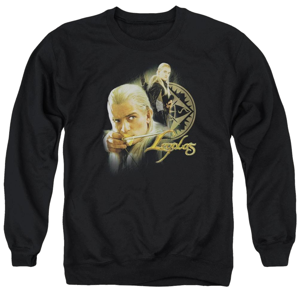 Lord of the Rings Legolas Men's Crewneck Sweatshirt Men's Crewneck Sweatshirt Lord Of The Rings   