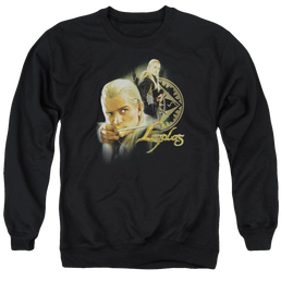 Lord of the Rings Legolas Men's Crewneck Sweatshirt Men's Crewneck Sweatshirt Lord Of The Rings   