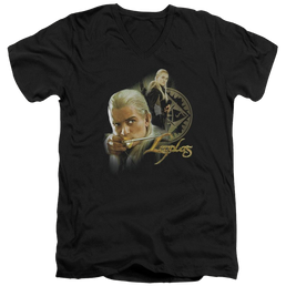 Lord of the Rings Legolas Men's V-Neck T-Shirt Men's V-Neck T-Shirt Lord Of The Rings   