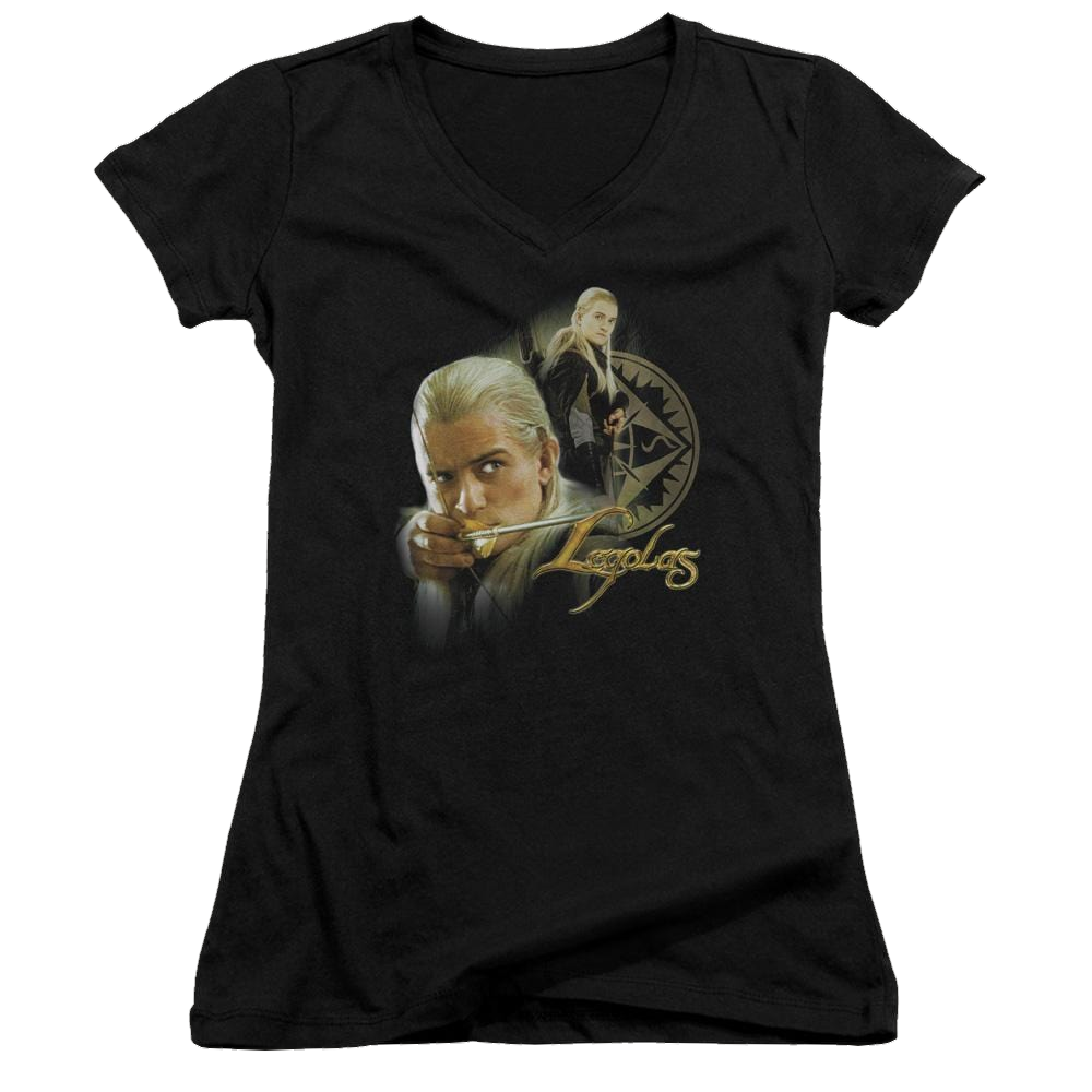 Lord of the Rings Legolas Juniors V-Neck T-Shirt Juniors V-Neck T-Shirt Lord Of The Rings   