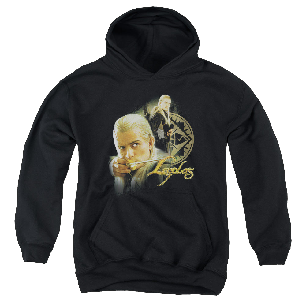 Lord of the Rings Trilogy, The Legolas - Youth Hoodie Youth Hoodie (Ages 8-12) Lord Of The Rings   