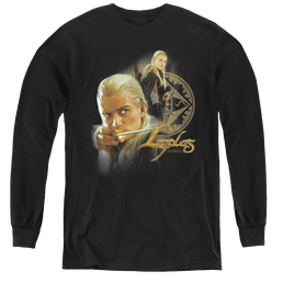 Lord Of The Rings Trilogy, The Legolas - Youth Long Sleeve T-Shirt Youth Long Sleeve T-Shirt Lord Of The Rings   