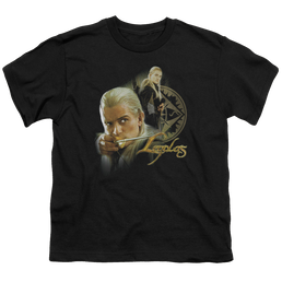 Lord of the Rings Trilogy, The Legolas - Youth T-Shirt Youth T-Shirt (Ages 8-12) Lord Of The Rings   