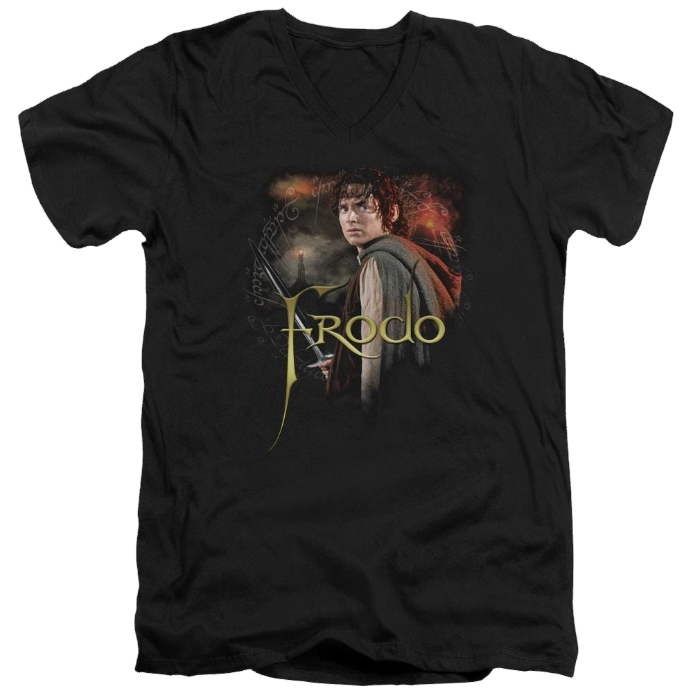 Lord of the Rings Frodo Men's V-Neck T-Shirt Men's V-Neck T-Shirt Lord Of The Rings   