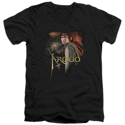 Lord of the Rings Frodo Men's V-Neck T-Shirt Men's V-Neck T-Shirt Lord Of The Rings   