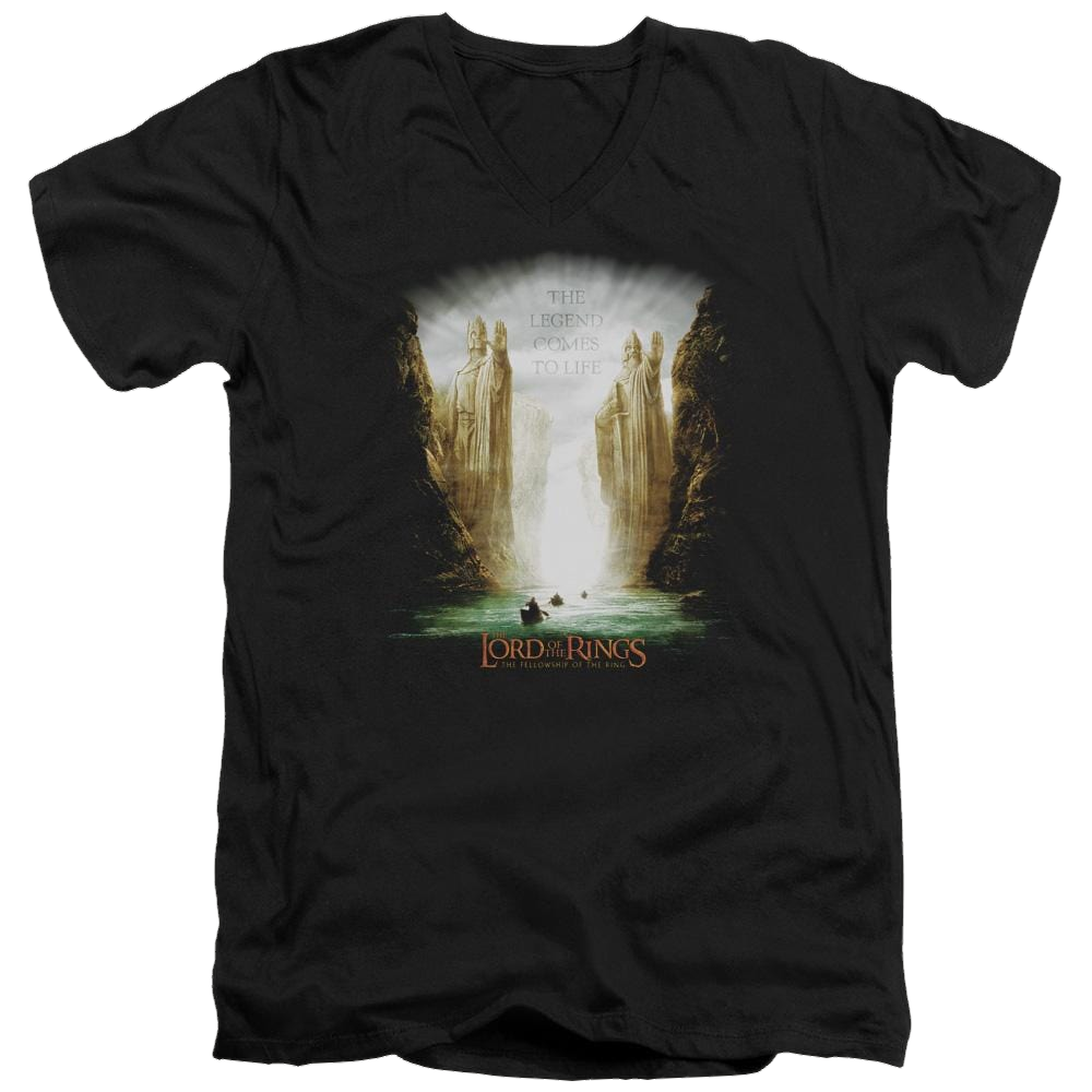 Lord of the Rings Kings Of Old Men's V-Neck T-Shirt Men's V-Neck T-Shirt Lord Of The Rings   
