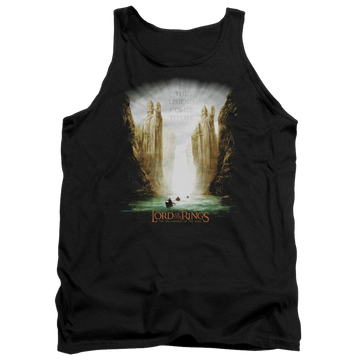 Black men's tank with Lord of the Rings Kings Of Old graphic