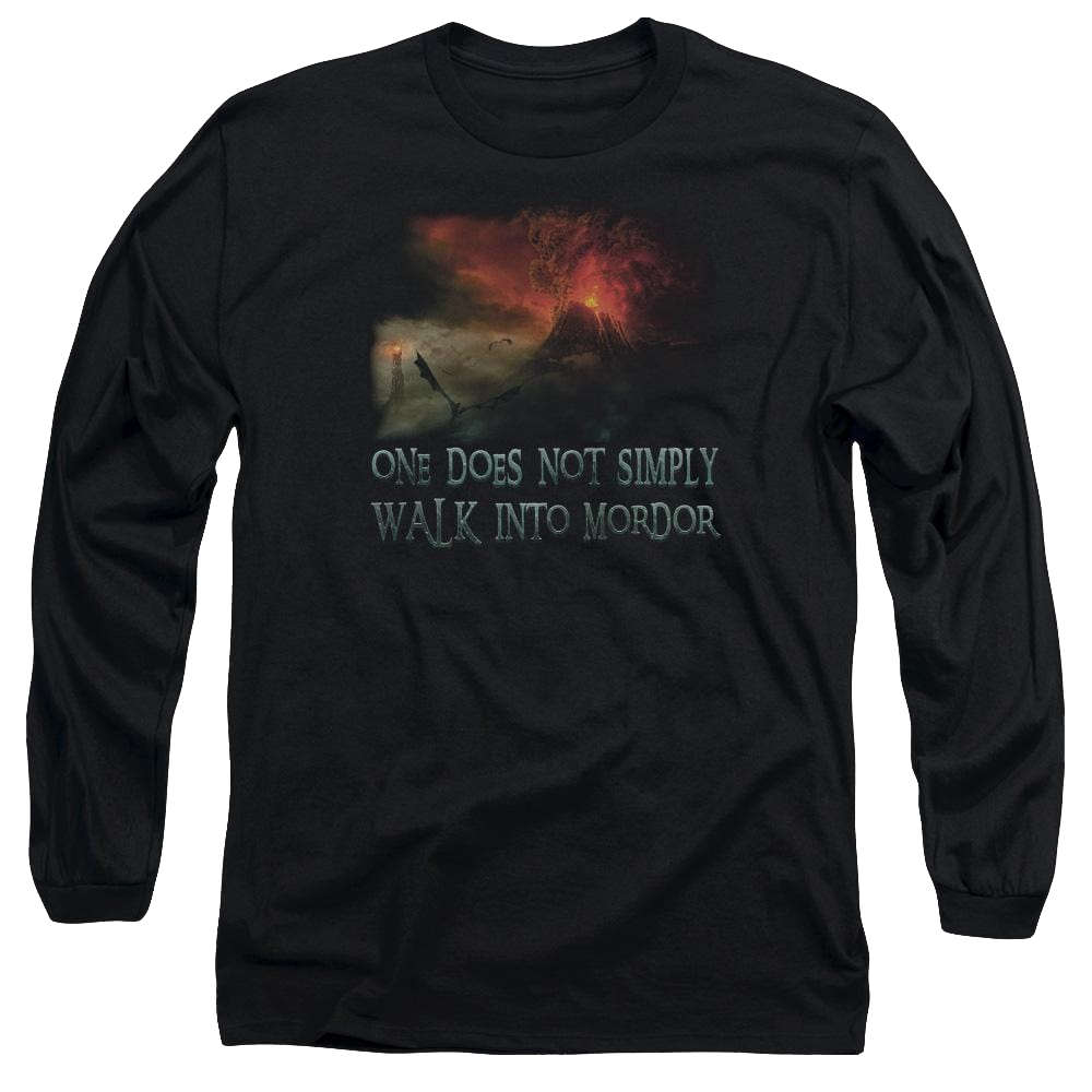 Lord of the Rings Walk In Mordor Men's Long Sleeve T-Shirt Men's Long Sleeve T-Shirt Lord Of The Rings   