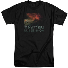 Lord of the Rings Walk In Mordor Men's Tall Fit T-Shirt Men's Tall Fit T-Shirt Lord Of The Rings   