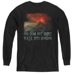 Lord Of The Rings Trilogy, The Walk In Mordor - Youth Long Sleeve T-Shirt Youth Long Sleeve T-Shirt Lord Of The Rings   