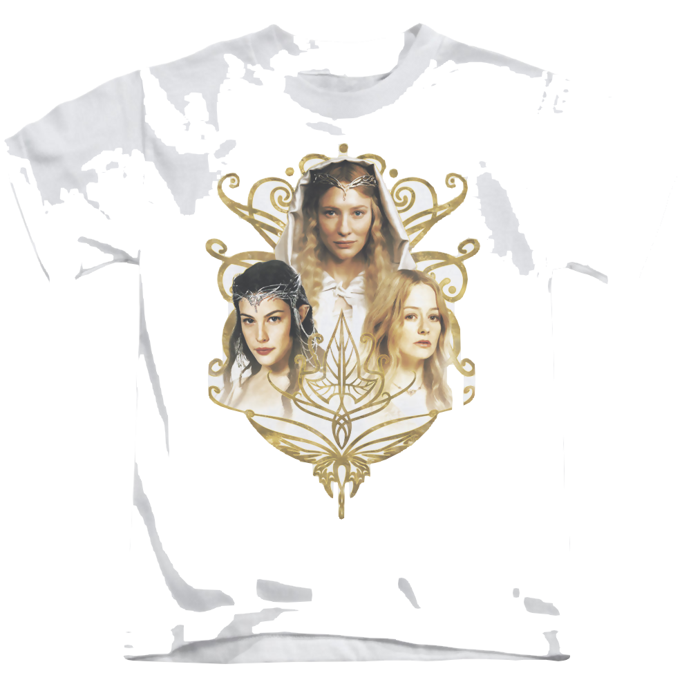 Lord of the Rings Trilogy, The Women Of Middle Earth - Kid's T-Shirt Kid's T-Shirt (Ages 4-7) Lord Of The Rings   