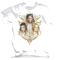 Lord of the Rings Trilogy, The Women Of Middle Earth - Kid's T-Shirt Kid's T-Shirt (Ages 4-7) Lord Of The Rings   