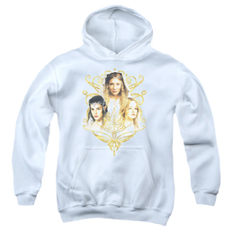 Lord of the Rings Trilogy, The Women Of Middle Earth - Youth Hoodie Youth Hoodie (Ages 8-12) Lord Of The Rings   