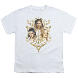 Lord of the Rings Trilogy, The Women Of Middle Earth - Youth T-Shirt Youth T-Shirt (Ages 8-12) Lord Of The Rings   