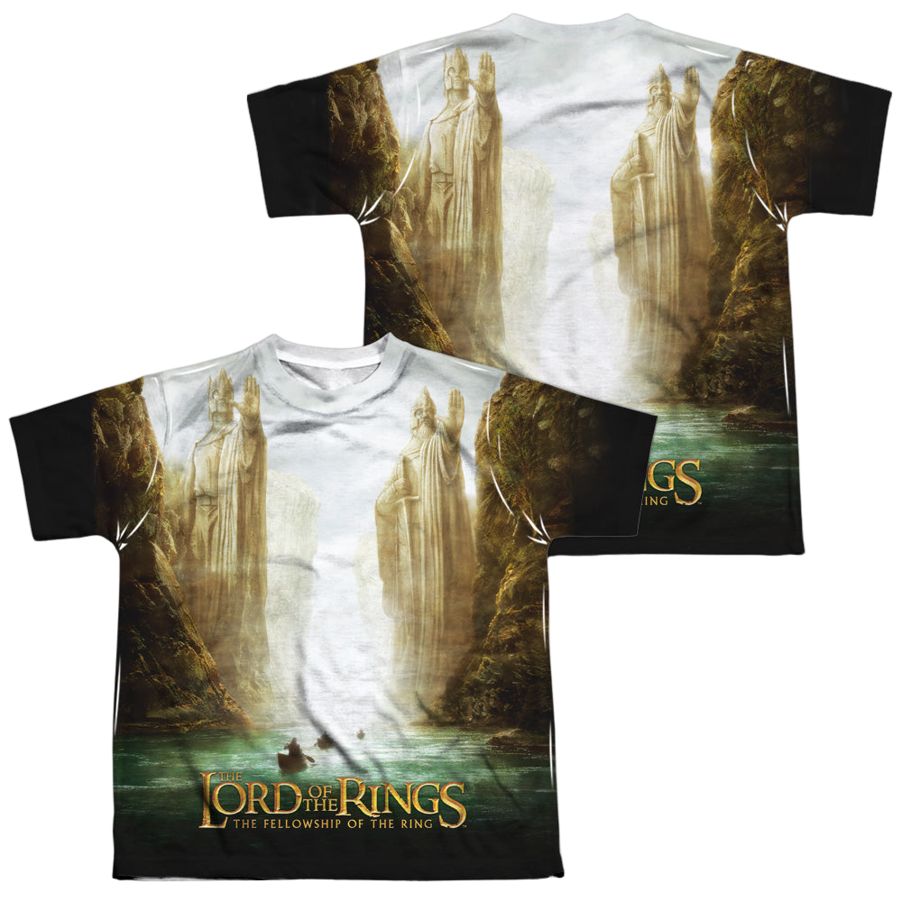 Lord of the Rings Trilogy, Fellowship Poster - Youth All-Over Print T-Shirt Youth All-Over Print T-Shirt (Ages 8-12) Lord Of The Rings   
