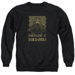 Lord of the Rings Ishkhaqwi Durugnul Men's Crewneck Sweatshirt Men's Crewneck Sweatshirt Lord Of The Rings   