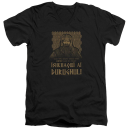 Lord of the Rings Ishkhaqwi Durugnul Men's V-Neck T-Shirt Men's V-Neck T-Shirt Lord Of The Rings   