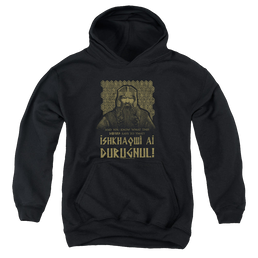 Lord of the Rings Trilogy, The Ishkhaqwi Durugnul - Youth Hoodie Youth Hoodie (Ages 8-12) Lord Of The Rings   
