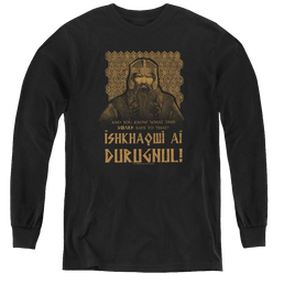 Lord Of The Rings Trilogy, The Ishkhaqwi Durugnul - Youth Long Sleeve T-Shirt Youth Long Sleeve T-Shirt Lord Of The Rings   