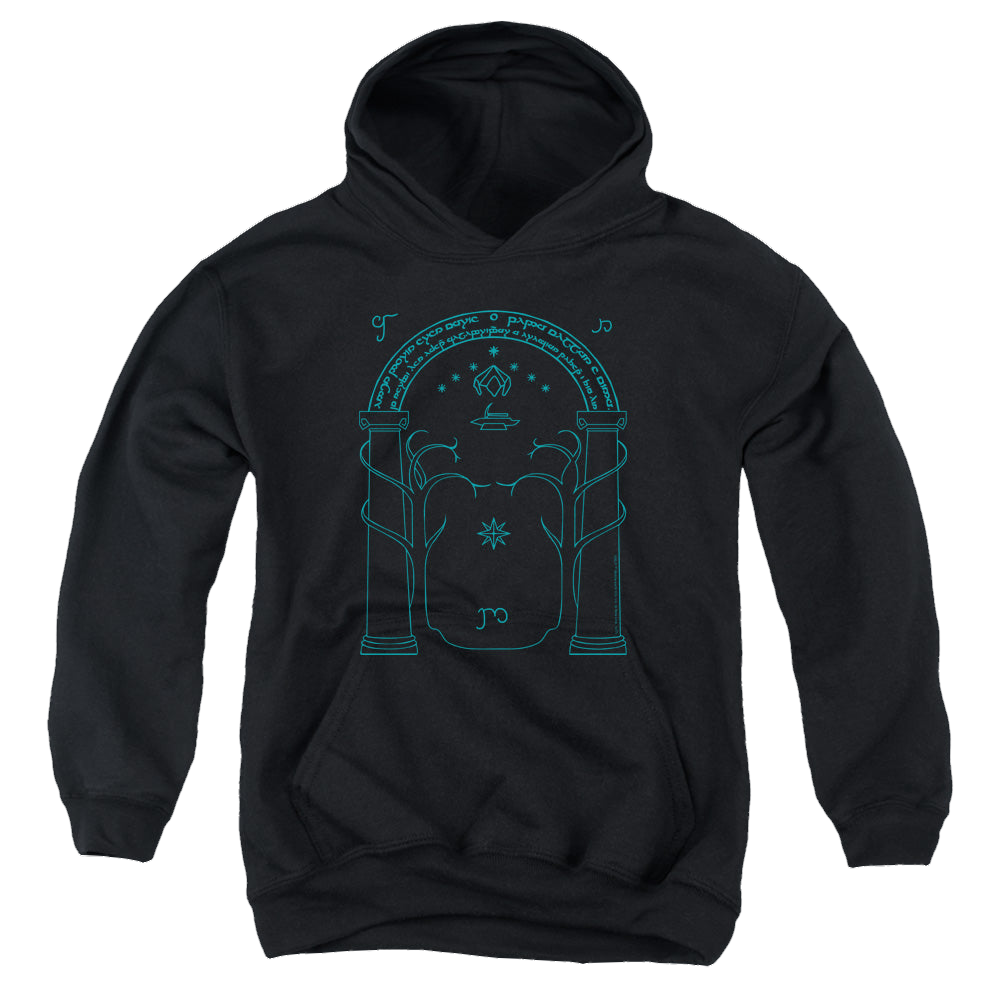 Lord of the Rings Trilogy, The Doors Of Durin - Youth Hoodie Youth Hoodie (Ages 8-12) Lord Of The Rings   
