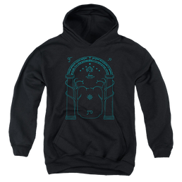 Lord of the Rings Trilogy, The Doors Of Durin - Youth Hoodie Youth Hoodie (Ages 8-12) Lord Of The Rings   