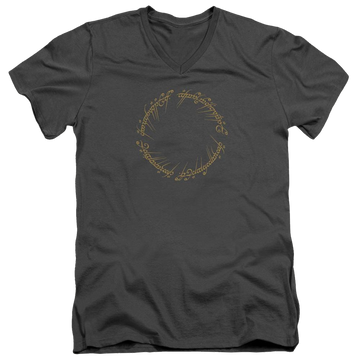 Lord of the Rings One Ring Men's V-Neck T-Shirt Men's V-Neck T-Shirt Lord Of The Rings   