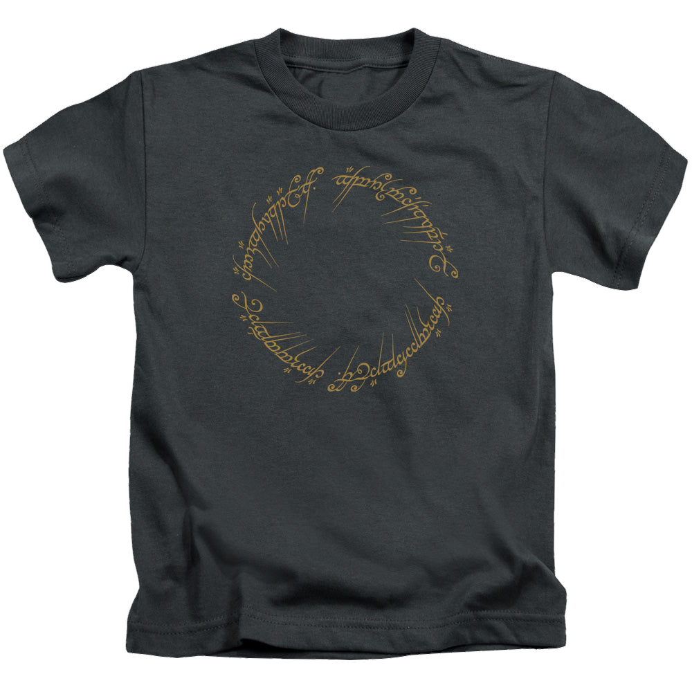 Lord of the Rings Trilogy, The One Ring - Kid's T-Shirt Kid's T-Shirt (Ages 4-7) Lord Of The Rings   