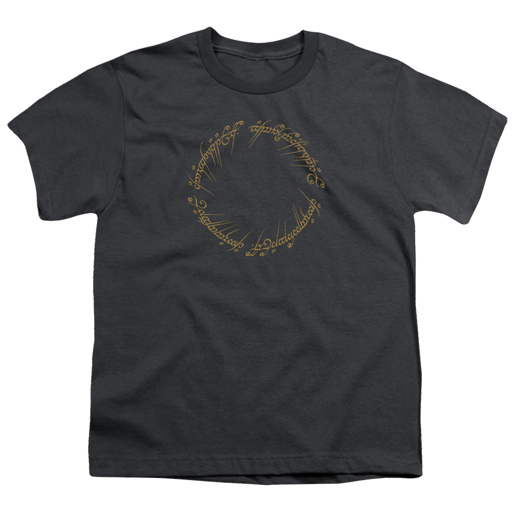Lord of the Rings Trilogy, The One Ring - Youth T-Shirt Youth T-Shirt (Ages 8-12) Lord Of The Rings   