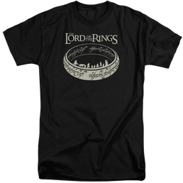 Lord of the Rings The Journey Men's Tall Fit T-Shirt Men's Tall Fit T-Shirt Lord Of The Rings   