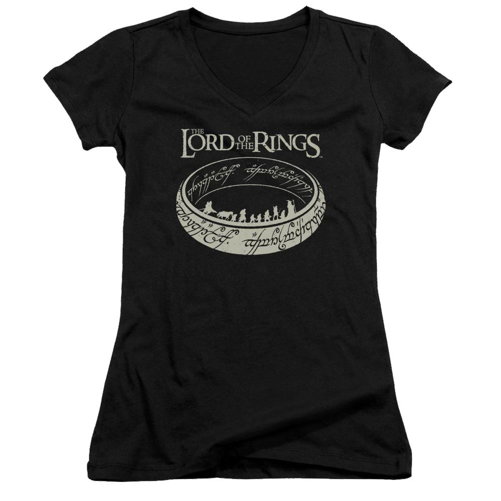 Lord of the Rings The Journey Juniors V-Neck T-Shirt Juniors V-Neck T-Shirt Lord Of The Rings   