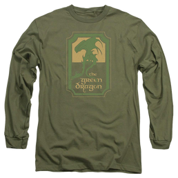Lord of the Rings Green Dragon Tavern Men's Long Sleeve T-Shirt Men's Long Sleeve T-Shirt Lord Of The Rings   