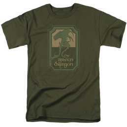 Lord Of The Rings Trilogy, The Green Dragon Tavern - Men's Regular Fit T-Shirt Men's Regular Fit T-Shirt Lord Of The Rings   