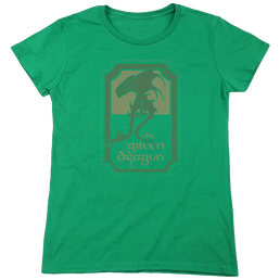 Lord of the Rings Trilogy, The Green Dragon Tavern - Women's T-Shirt Women's T-Shirt Lord Of The Rings   