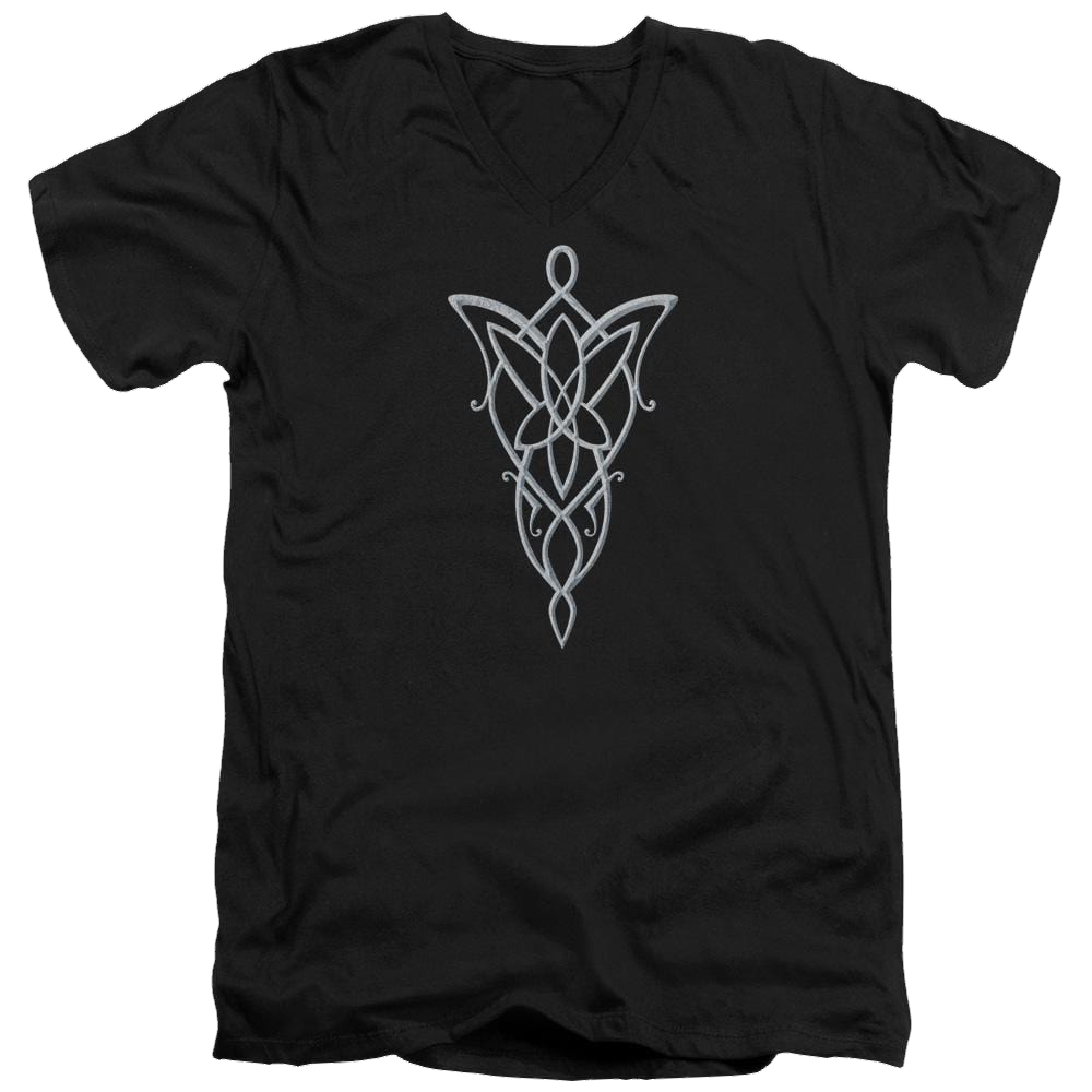 Lord of the Rings Arwen Necklace Men's V-Neck T-Shirt Men's V-Neck T-Shirt Lord Of The Rings   