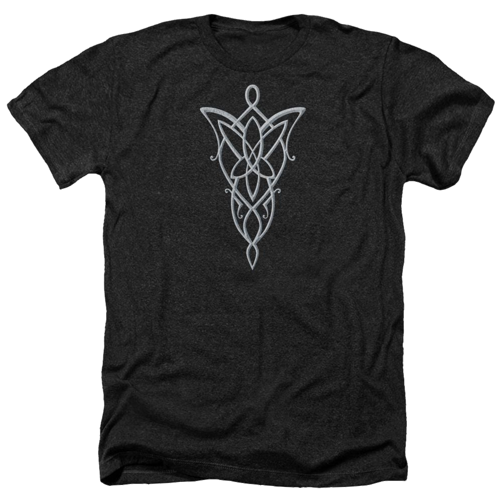 Lord of the Rings Arwen Necklace Men's Heather T-Shirt Men's Heather T-Shirt Lord Of The Rings   