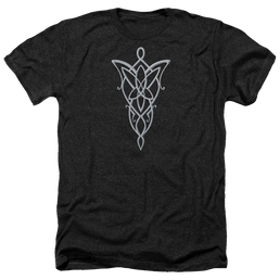 Lord of the Rings Arwen Necklace Men's Heather T-Shirt Men's Heather T-Shirt Lord Of The Rings   