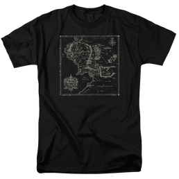 Lord of the Rings Map Of Me Men's Regular Fit T-Shirt Men's Regular Fit T-Shirt Lord Of The Rings   