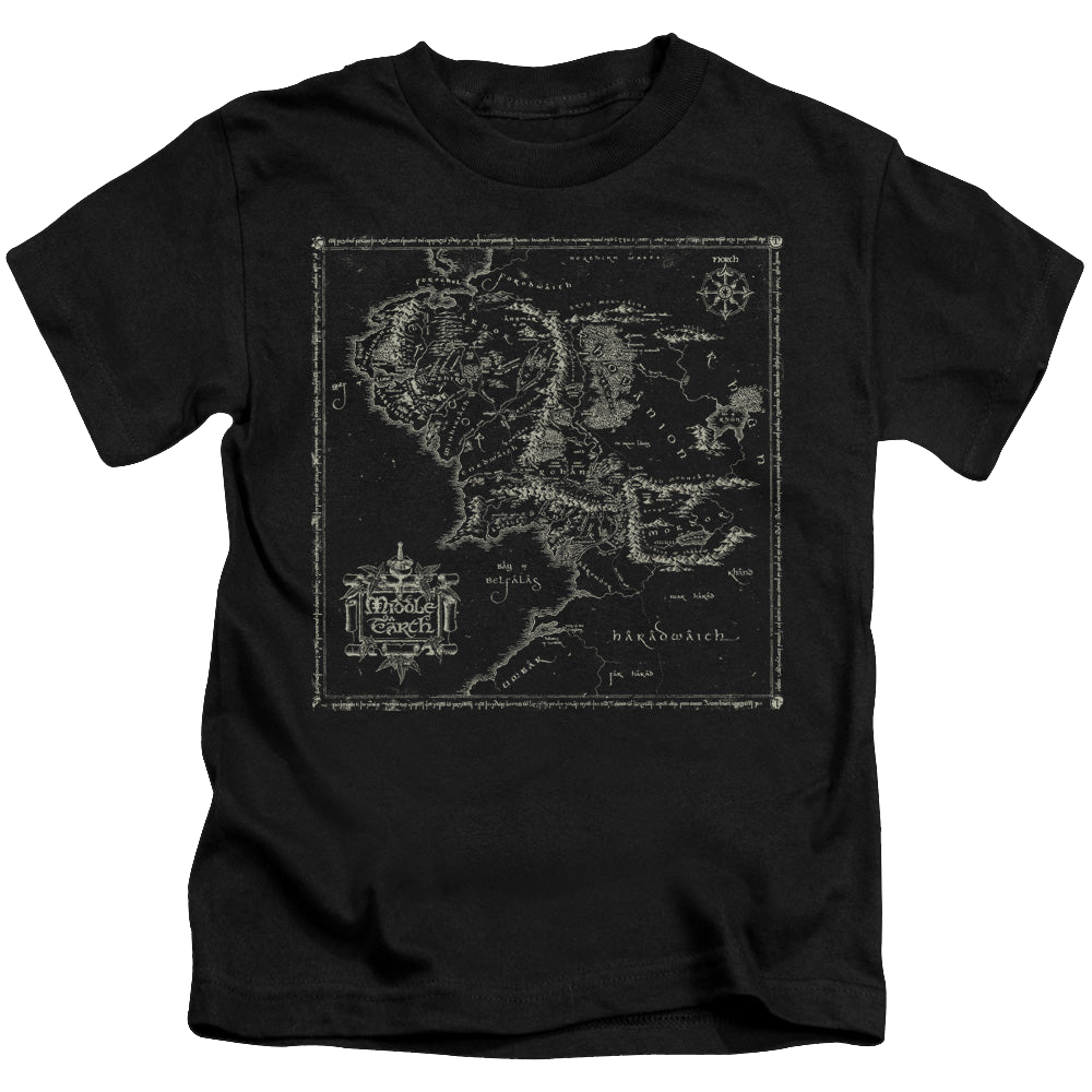 Lord of the Rings Trilogy, The Map Of Me - Kid's T-Shirt Kid's T-Shirt (Ages 4-7) Lord Of The Rings   