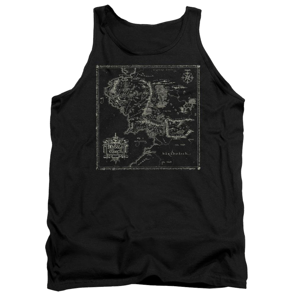 Lord of the Rings Map Of Me Men's Tank Men's Tank Lord Of The Rings   