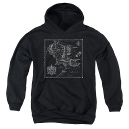 Lord of the Rings Trilogy, The Map Of Me - Youth Hoodie Youth Hoodie (Ages 8-12) Lord Of The Rings   