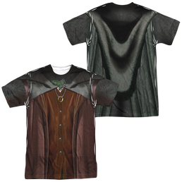 Lord of the Rings Trilogy, The Lord Of The Rings Frodo Costume (Front Back Print) - Men's All-Over Print T-Shirt Men's All-Over Print T-Shirt Lord Of The Rings   