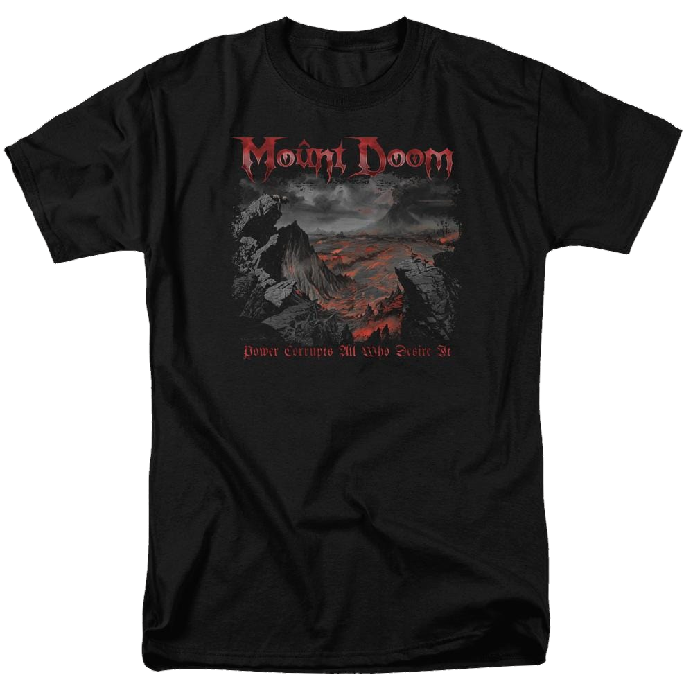 Lord of the Rings Power Corrupts Men's Regular Fit T-Shirt Men's Regular Fit T-Shirt Lord Of The Rings   