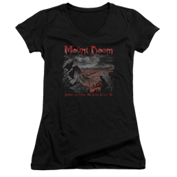 Lord of the Rings Power Corrupts Juniors V-Neck T-Shirt Juniors V-Neck T-Shirt Lord Of The Rings   
