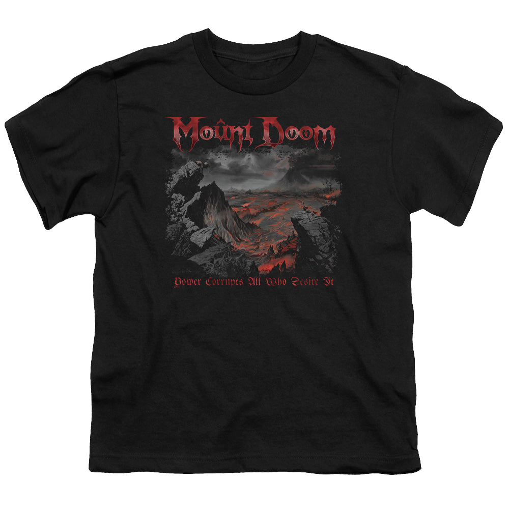 Lord of the Rings Trilogy, The Power Corrupts - Youth T-Shirt Youth T-Shirt (Ages 8-12) Lord Of The Rings   