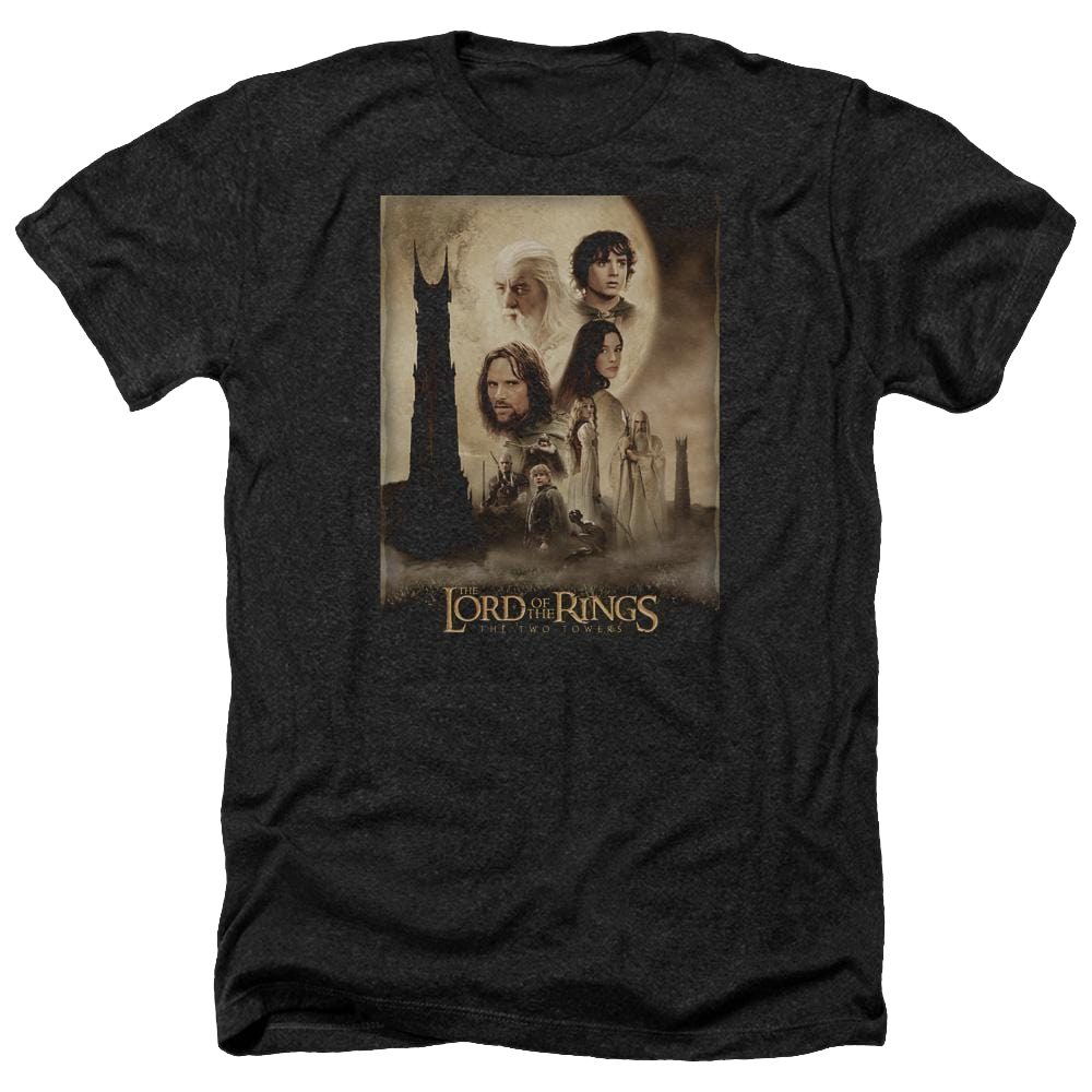 Lord of the Rings Tt Poster Men's Heather T-Shirt Men's Heather T-Shirt Lord Of The Rings   