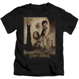 Lord of the Rings Trilogy, The Tt Poster - Kid's T-Shirt Kid's T-Shirt (Ages 4-7) Lord Of The Rings   
