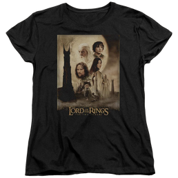 Lord of the Rings Tt Poster Women's T-Shirt Women's T-Shirt Lord Of The Rings   