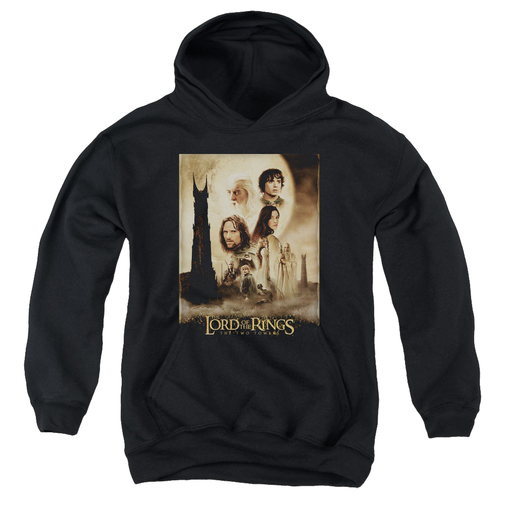 Lord of the Rings Trilogy, The Tt Poster - Youth Hoodie Youth Hoodie (Ages 8-12) Lord Of The Rings   